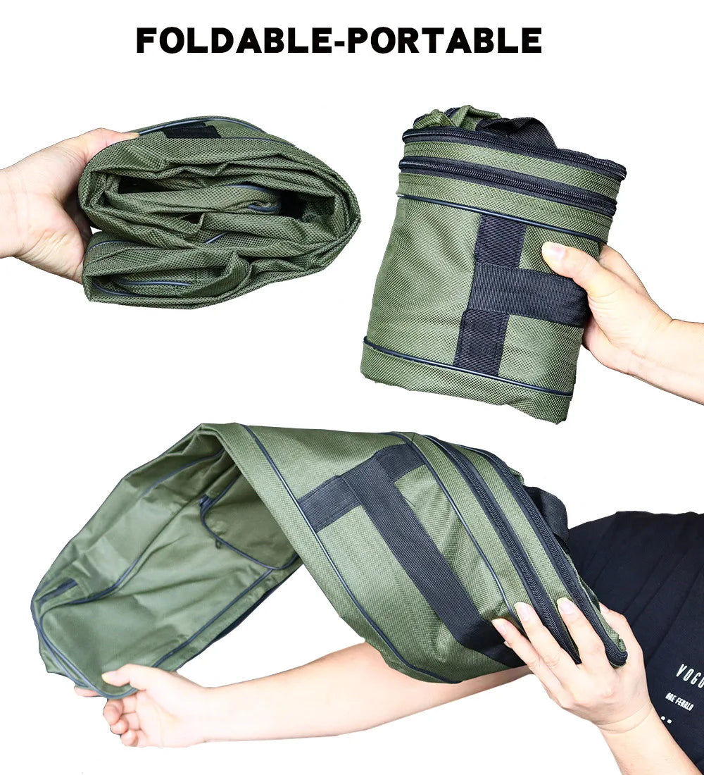 Portable Foldable Fishing Rod Carrier Bag