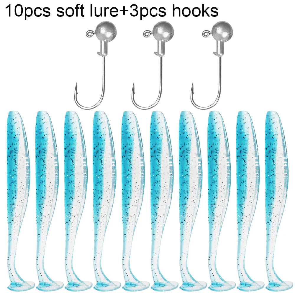 10PCS Soft Lure