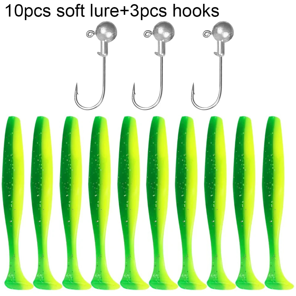 10PCS Soft Lure