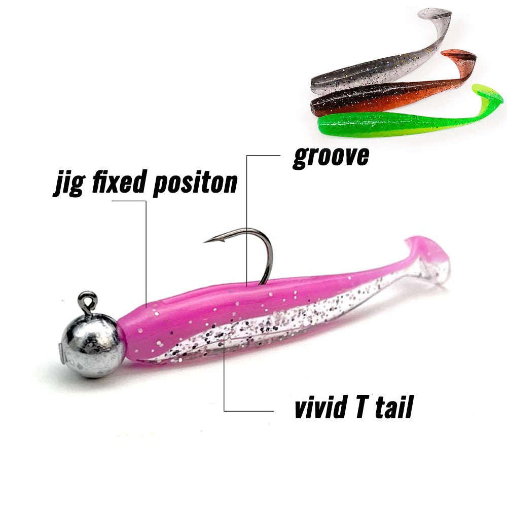 10PCS Soft Lure