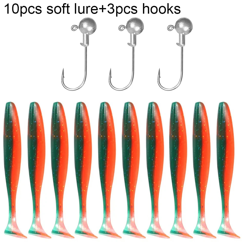 10PCS Soft Lure
