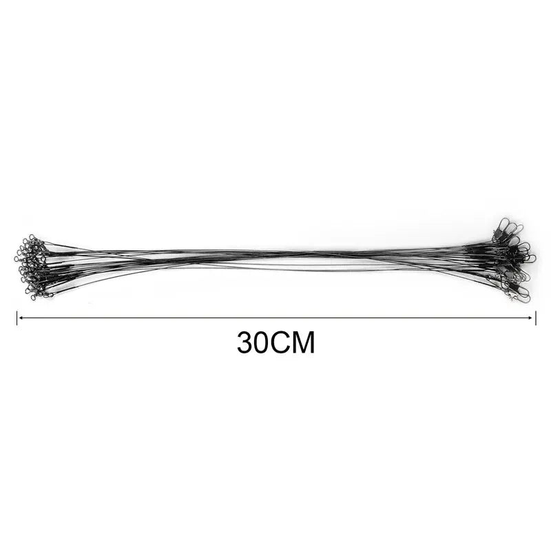 20PC Anti Bite Steel Fishing Leader