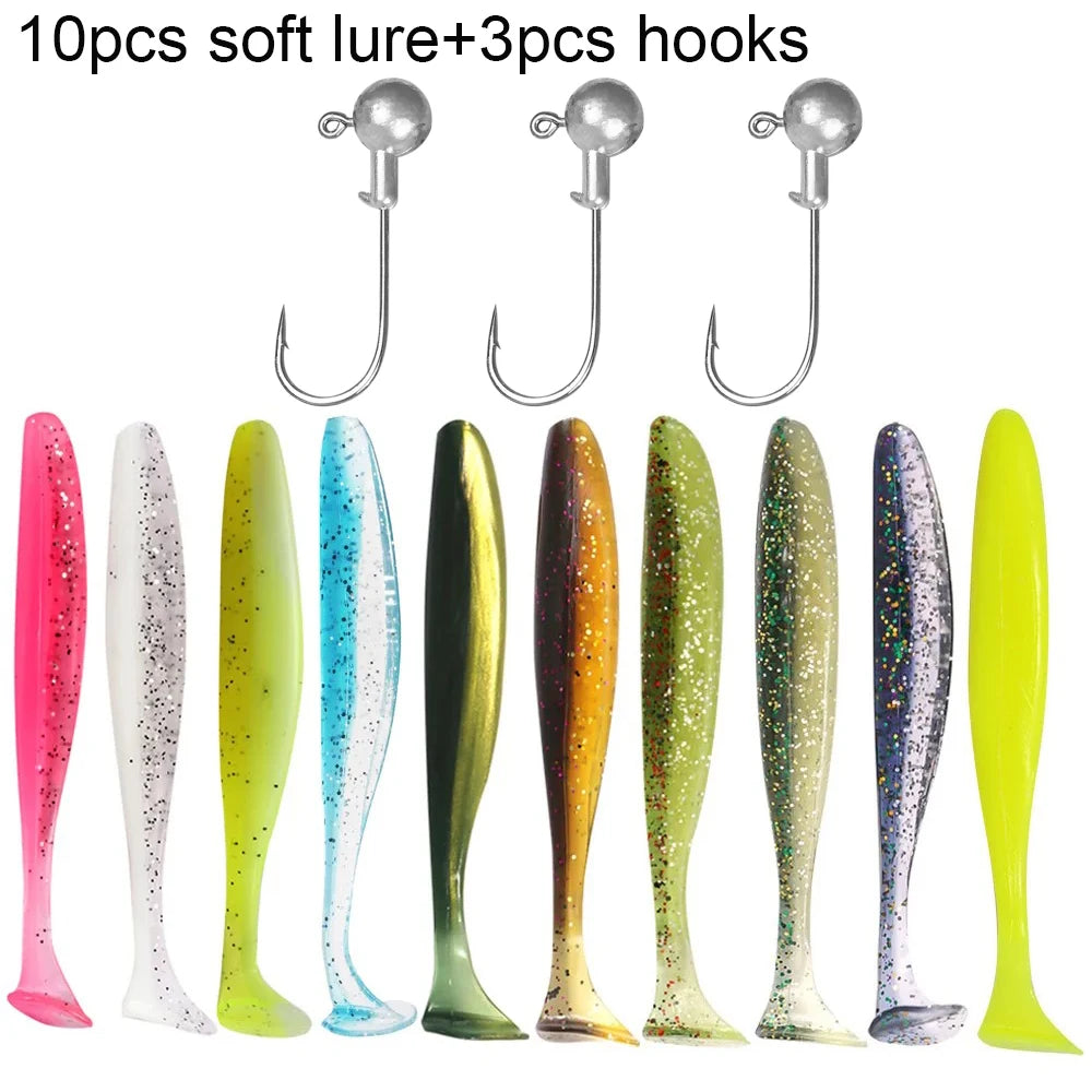 10PCS Soft Lure