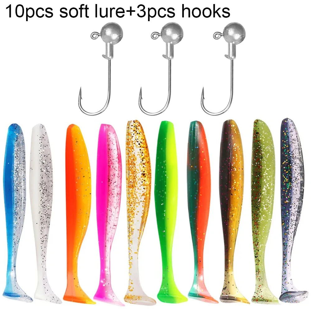 10PCS Soft Lure