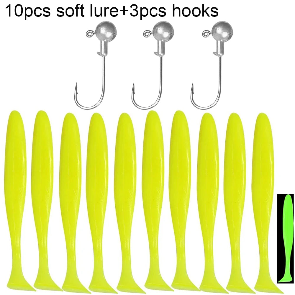 10PCS Soft Lure