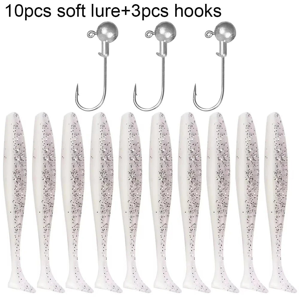 10PCS Soft Lure