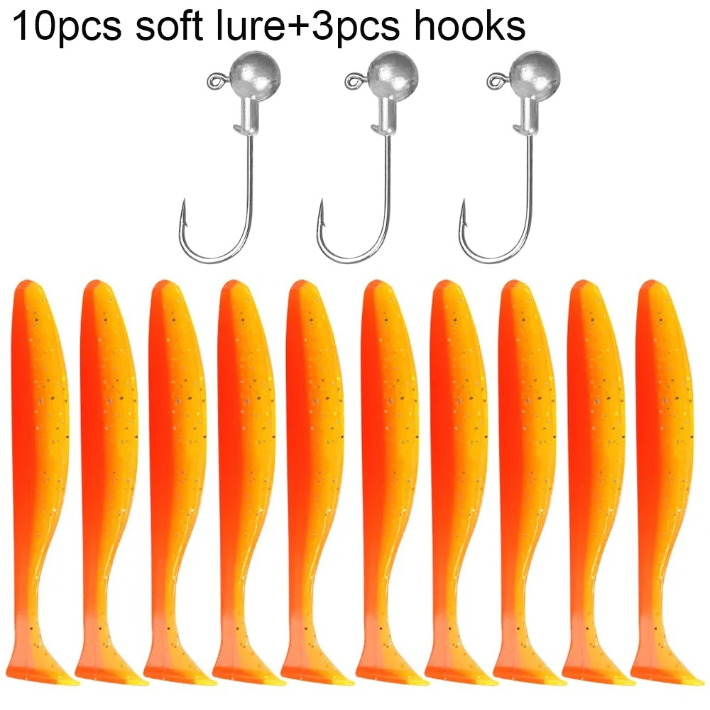 10PCS Soft Lure