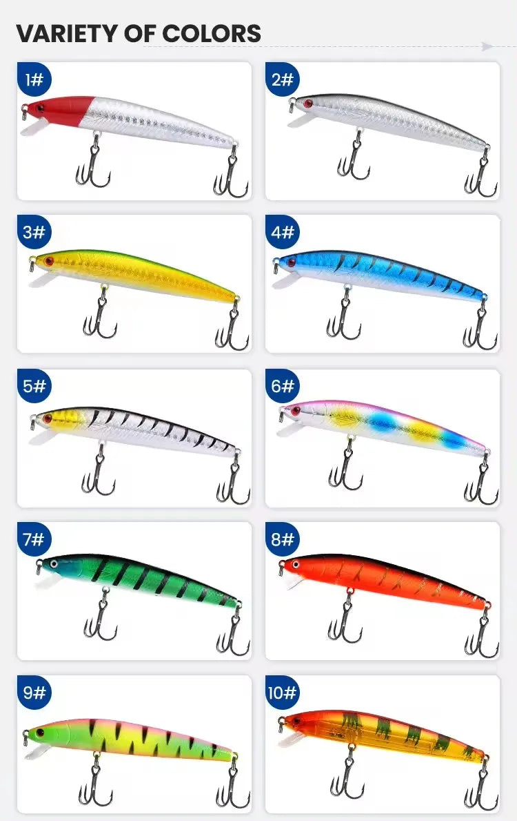 Minnow Lure With Ringing Beads