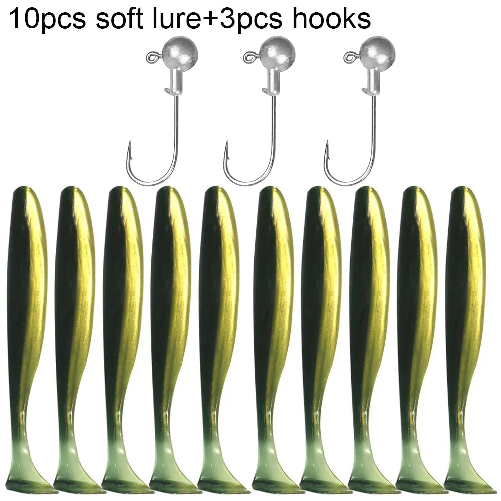 10PCS Soft Lure