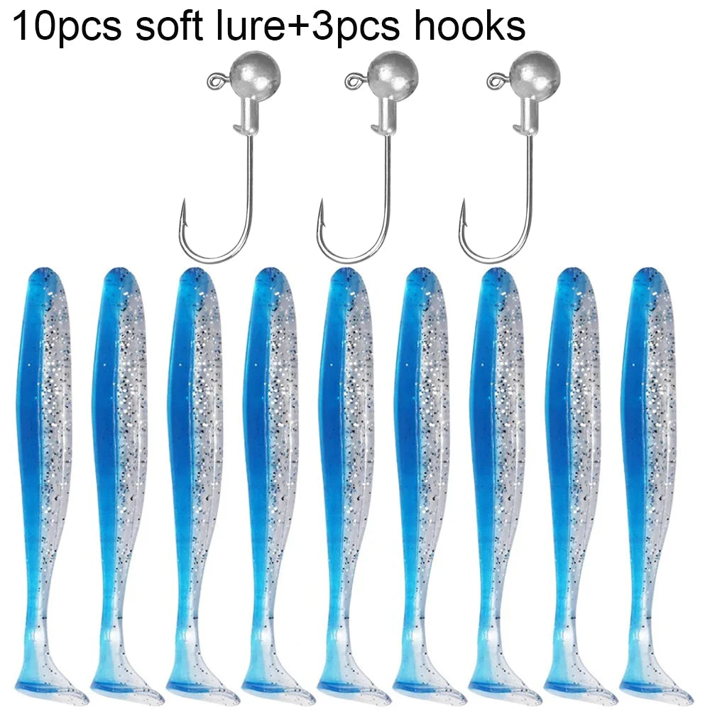 10PCS Soft Lure