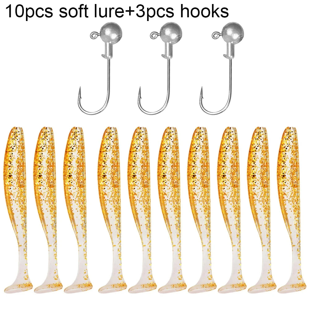 10PCS Soft Lure
