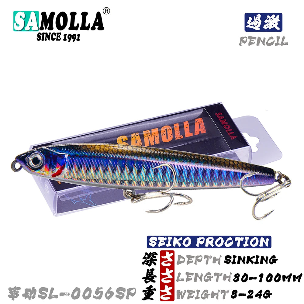 SAMOLLA Pencil Sinking Fishing Lure