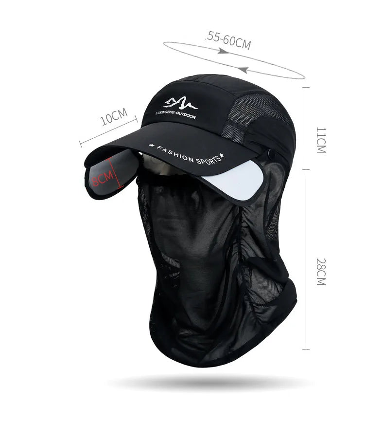 360 ° fishing hat
