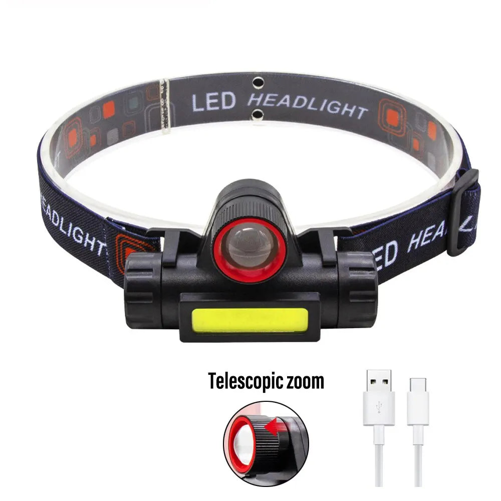 Rechargeable Fishing LED Headlamp