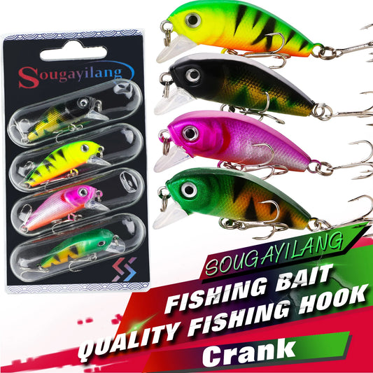 Sougayilang Fishing Lure Hard Crank Bait