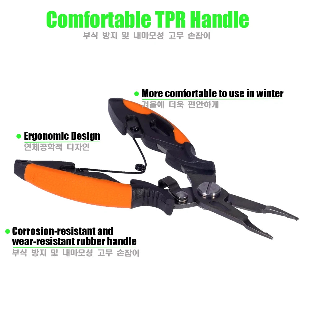 Multifunctional Fishing Pliers 420 Stainless Steel Body