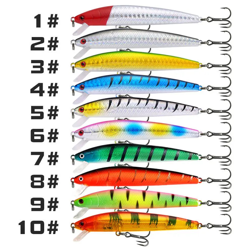 Minnow Lure With Ringing Beads