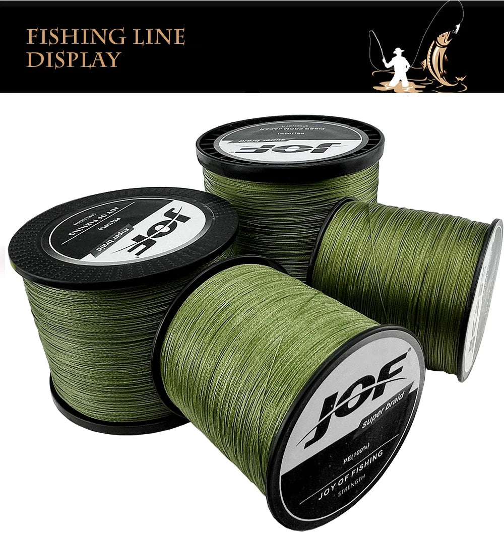 JOF 4 Braided Fishing Line Multifilament