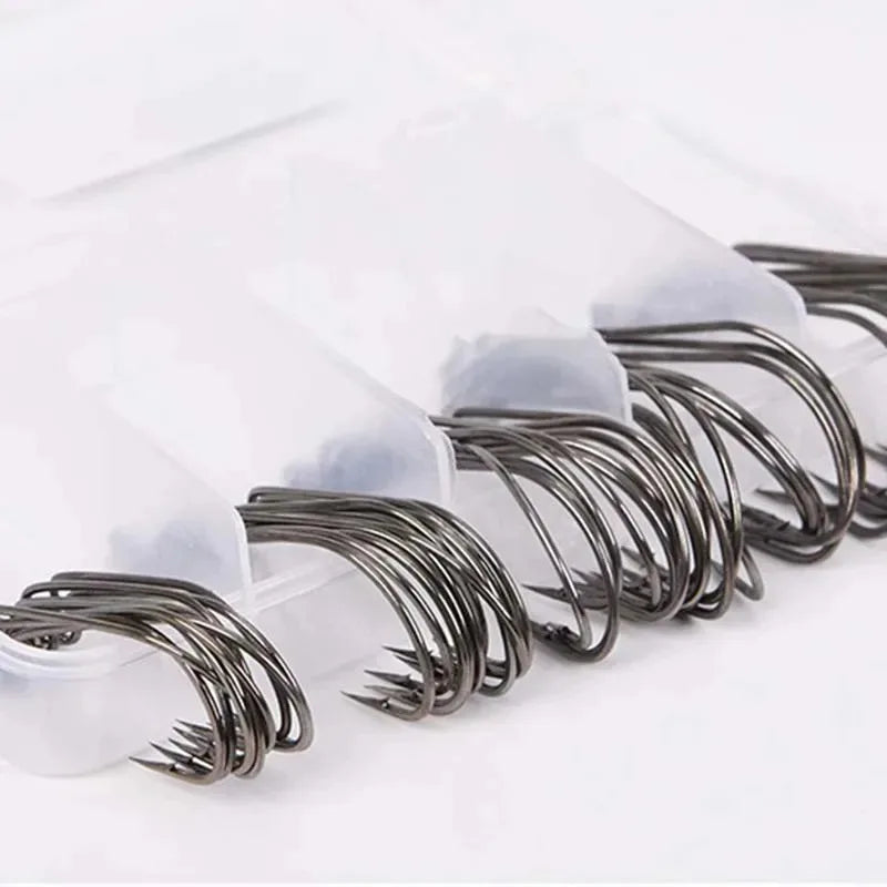 50Pcs Box Fishing Hooks Set