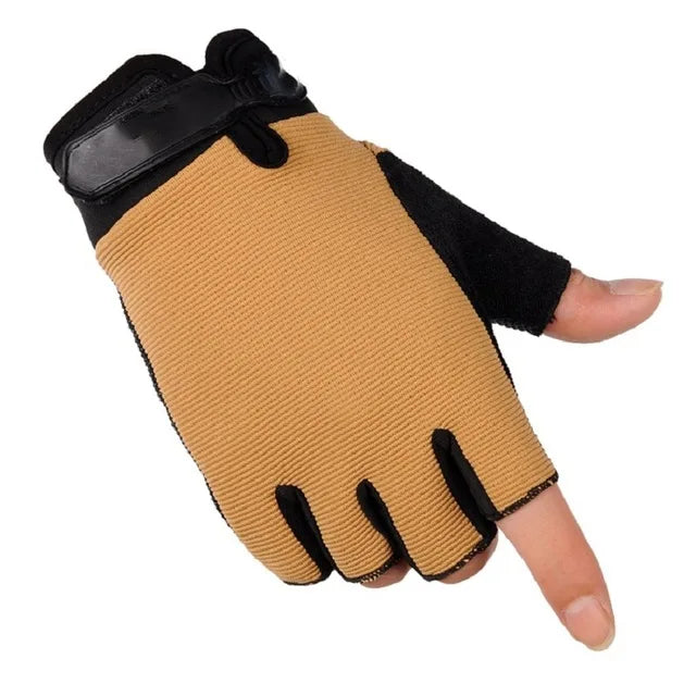 Fishing Gloves Non-Slip Gloves Full Finger Fingerless