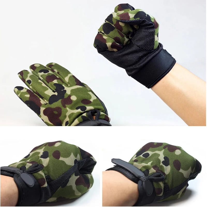 Fishing Gloves Non-Slip Gloves Full Finger Fingerless