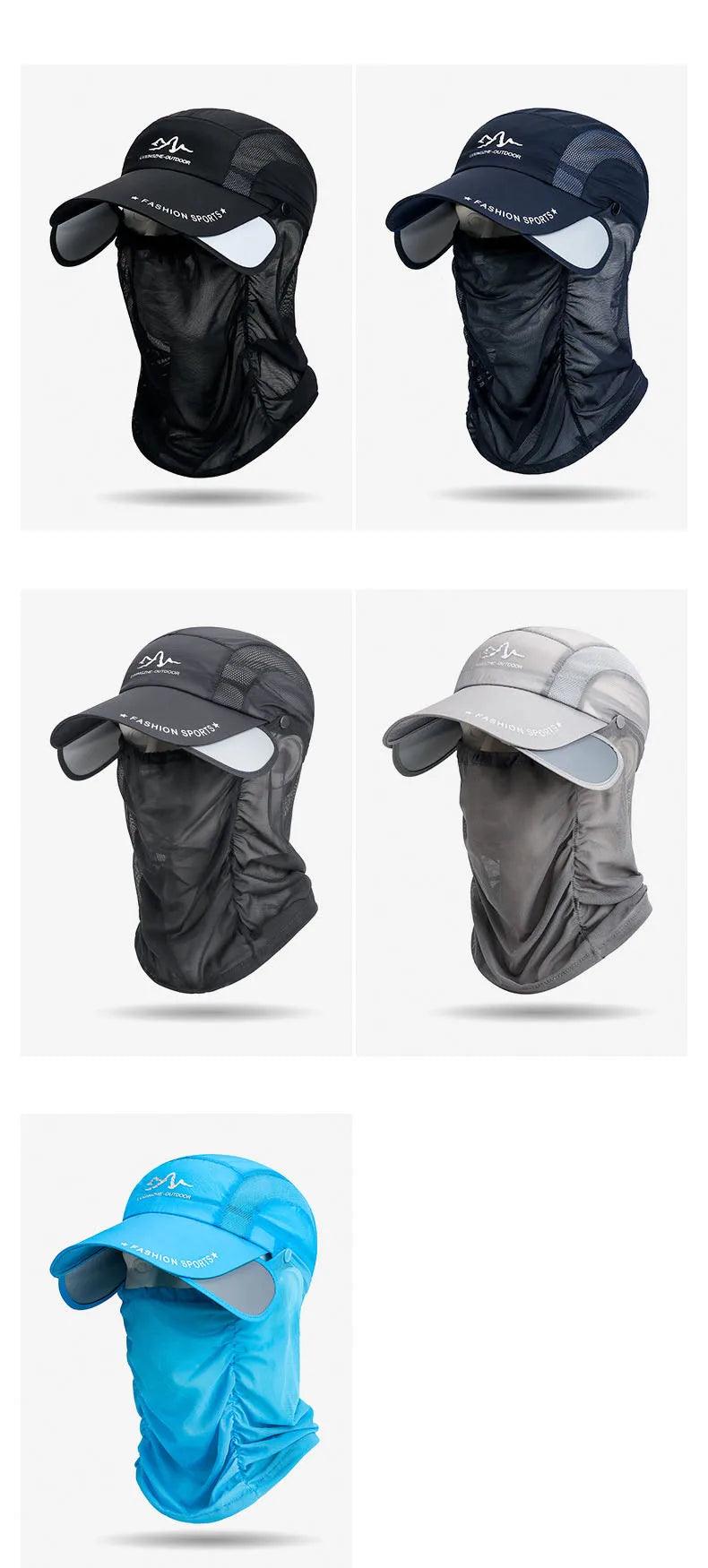 360 ° fishing hat