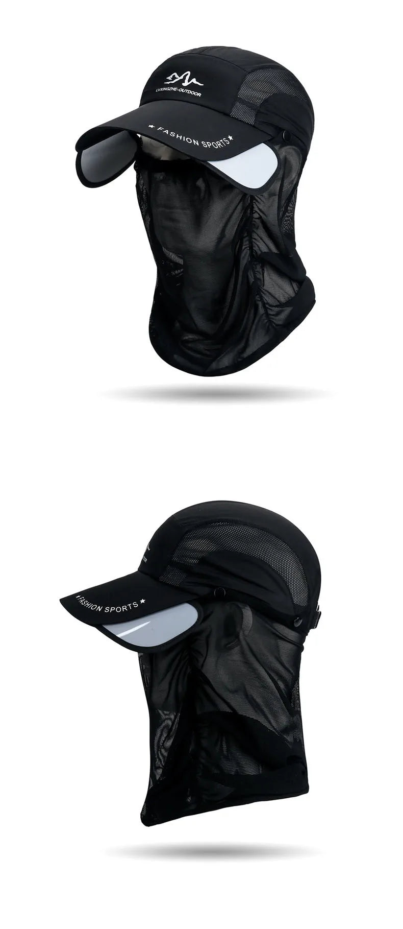 360 ° fishing hat